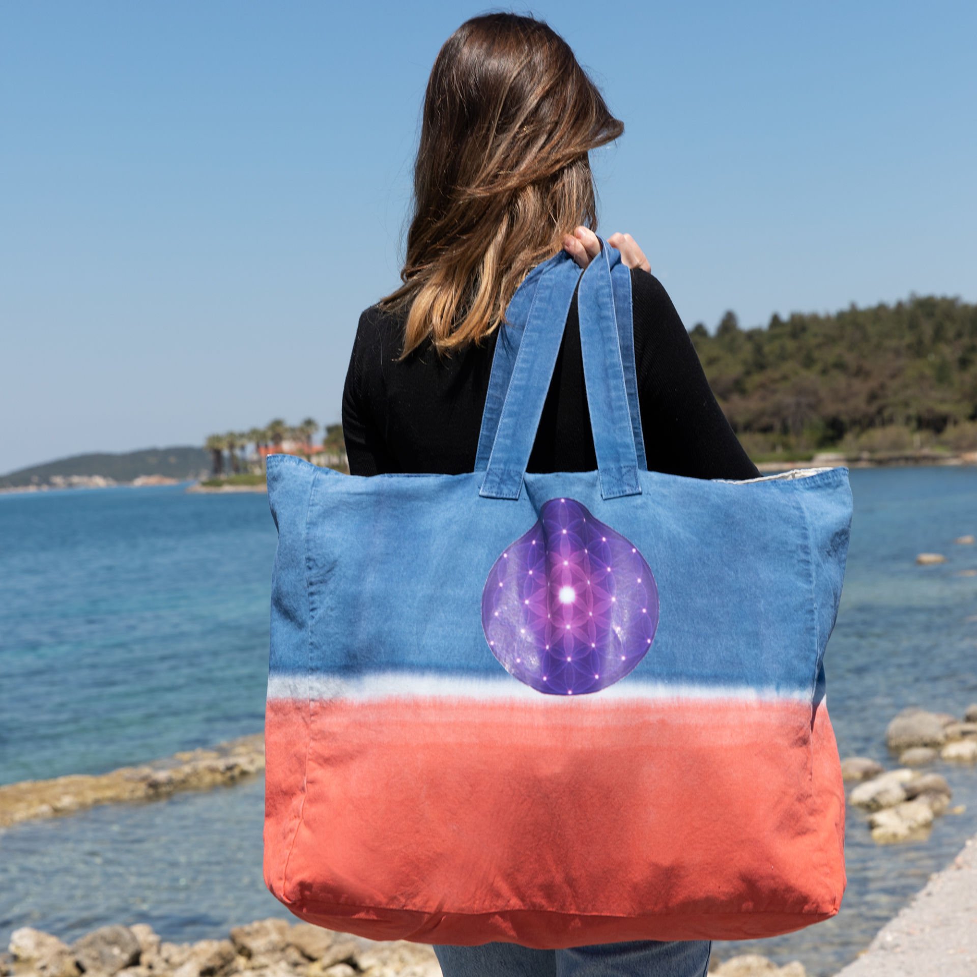 FB-2801 PLAJ ÇANTASI MAVİ