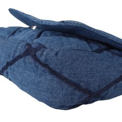 FB-3639 Kapitoneli Denim Omuz Çantası