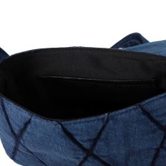 FB-3639 Kapitoneli Denim Omuz Çantası