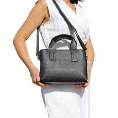 FB-3618 Siyah Suni Deri Kadın Omuz Çantası