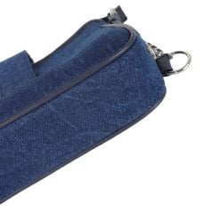 FB-3682 Aksesuarlı Kadın Denim Omuz Çantası