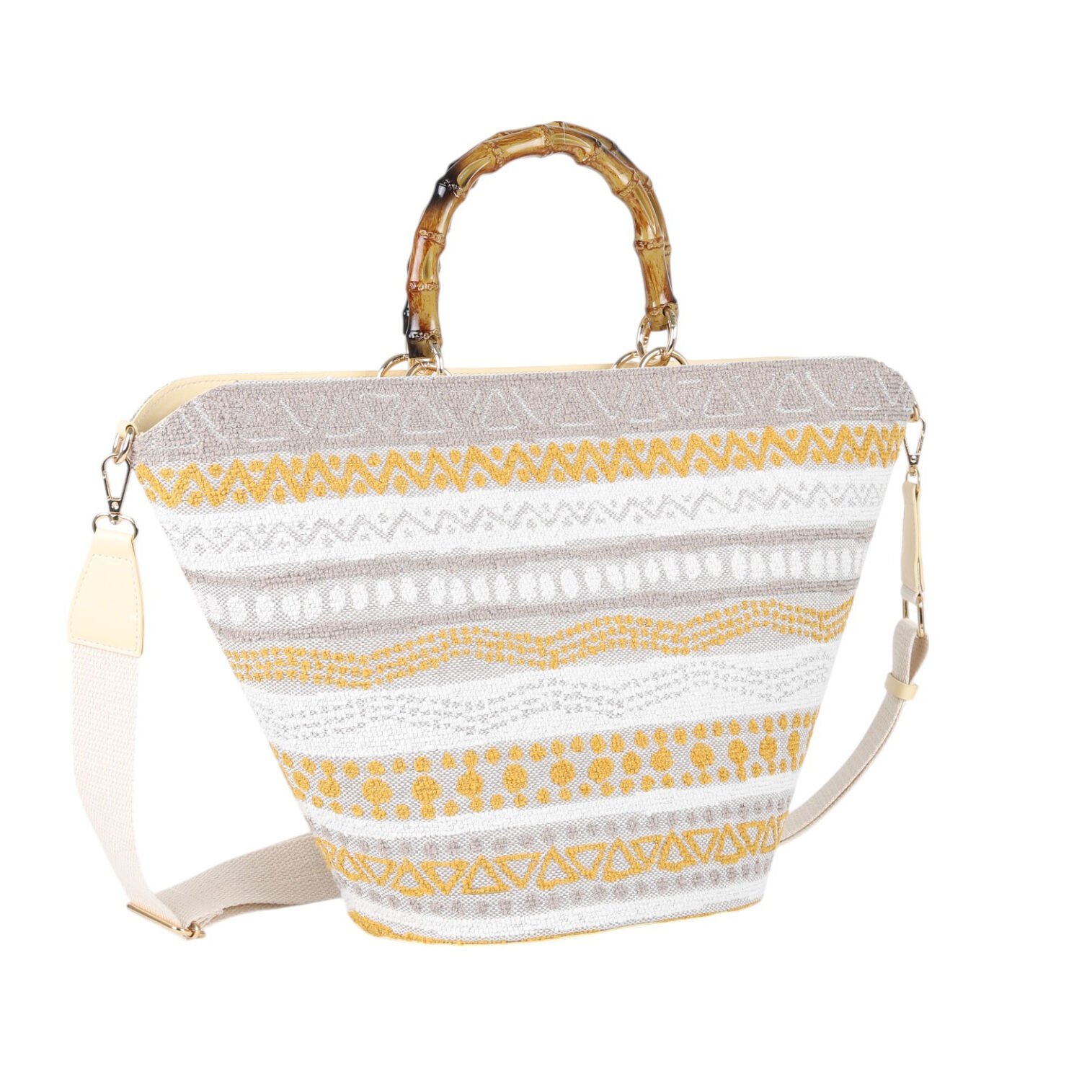 FB-3781 Jacquard Woven Fabric Women's Bag