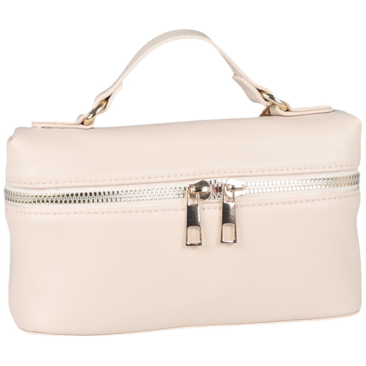 FB-3719 Faux Leather Crossbody Bag with Chain Detail – Compact & Elegant Design