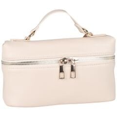 FB-3719 Faux Leather Crossbody Bag with Chain Detail – Compact & Elegant Design