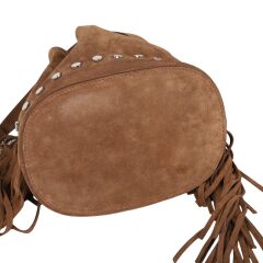DFB0015 Püsküllü Country Gerçek Deri Omuz Çantası