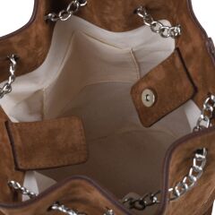 DFB0015 Püsküllü Country Gerçek Deri Omuz Çantası