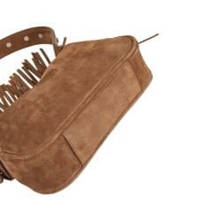 DFB0017 Taba Süet Gerçek Deri Püsküllü Omuz Çantası – Üretici