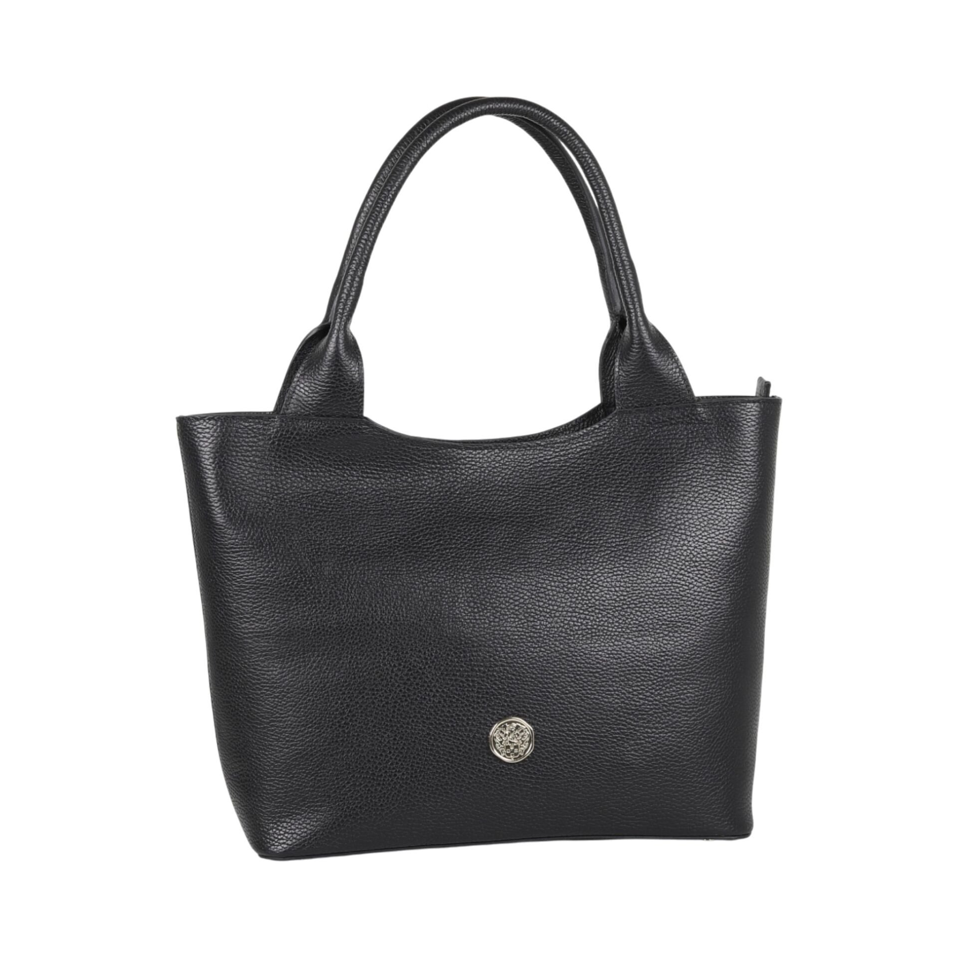 DFB0018 Siyah Floter Deri Kadın Omuz Çantası - Üretici