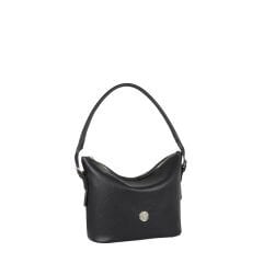 DFB0019 Siyah Floter %100 Dana Derisi Omuz Çantası - Üretici