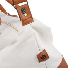 DFB0030 Deri & Kanvas Karma Seyahat Çantası