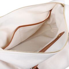 DFB0030 Deri & Kanvas Karma Seyahat Çantası